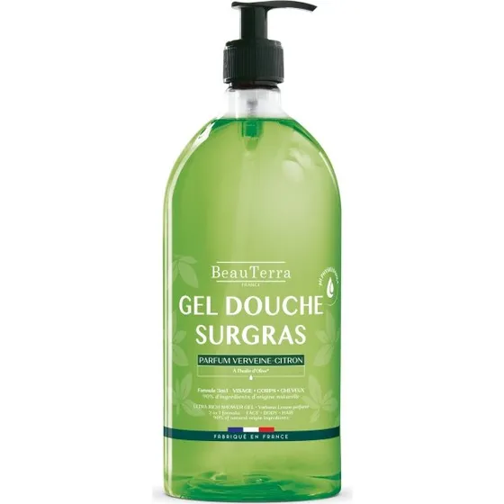 BeauTerra Ultra Rich Shower Gel – Citronverbena 1L
