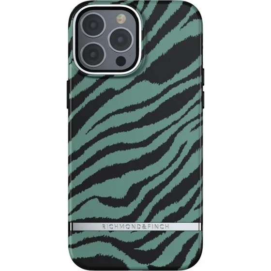 Richmond & Finch iPhone 13 Pro Max Freedom-etui, Emerald Zebra