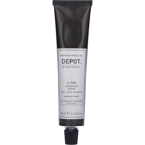Depot NO. 506 Invisible Color Titanium 60 ml – Ammoniakfri Hår- og Skægstift