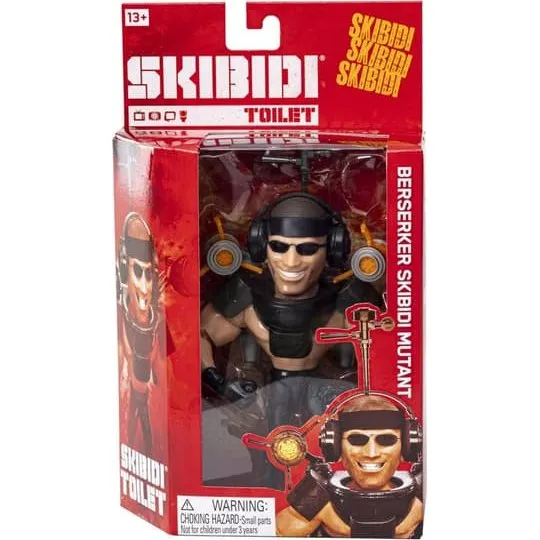 Skibidi Toilet 15 cm Deluxe Figur Berserker Skibidi Mutant