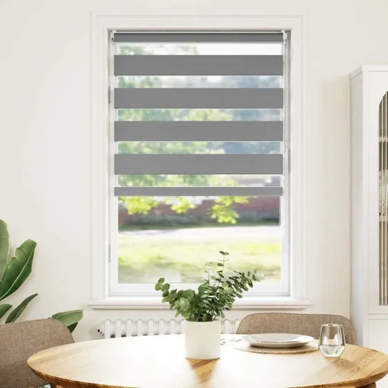 vidaXL Zebragardin 50x100 cm grå