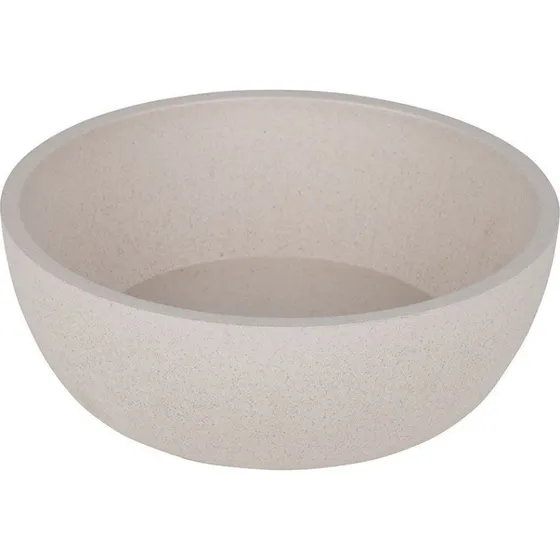 District 70 Bamboo Hundeskål 1600ml Beige, Anti-Slip