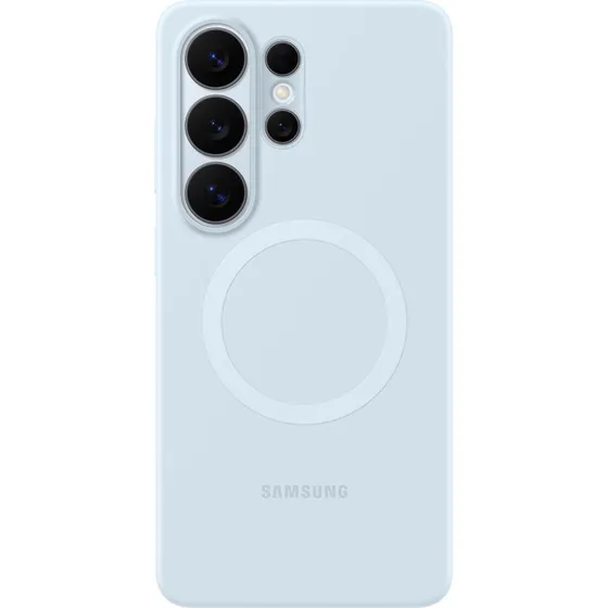 Samsung Galaxy S26 Ultra Magnet Silikone Cover – Lyseblå