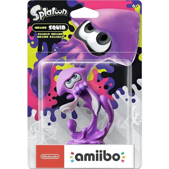 Amiibo Splatoon Neon Purple Inkling Squid