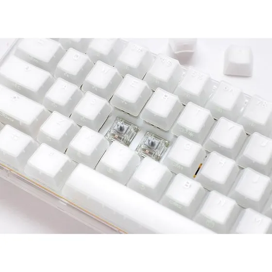 Ducky One 3 TKL Gaming Tastatur, Hvid, RGB