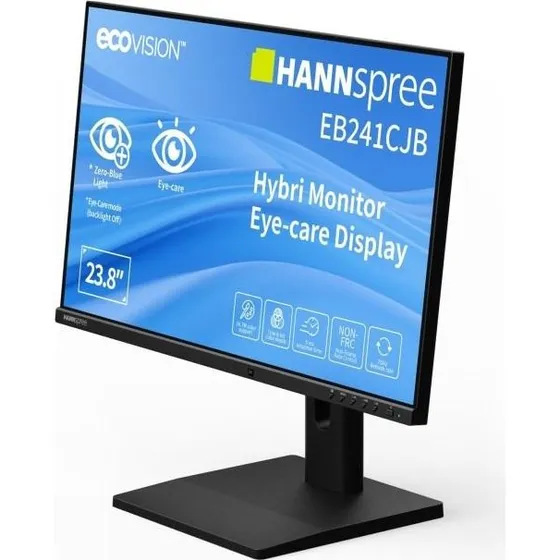 Hannspree EB241CJB 23,8" Full HD Skærm med USB-C og HDMI
