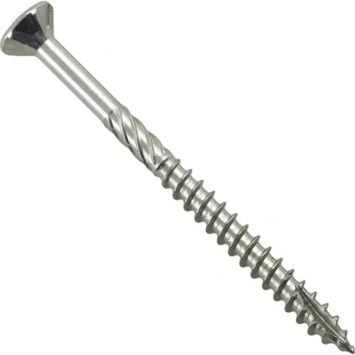 NKT Elforzinket spånskrue 5,0x90 mm, undersænket hoved, 200 stk