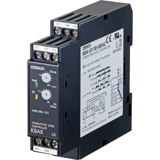 Honeywell Niveaurelæ 22,5 mm, 24VAC/DC, SPDT, 10k-100k Ohm