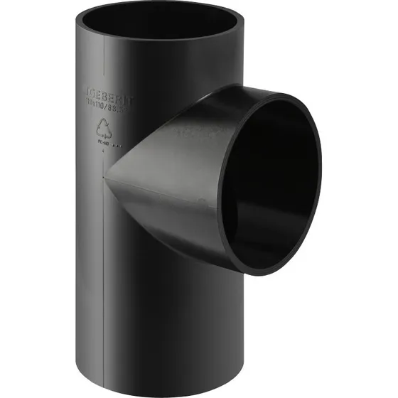 Geberit PE-HD grenrør 88° Ø 50 mm