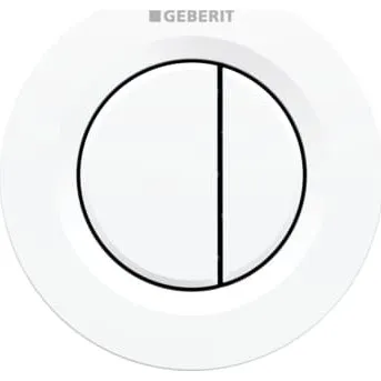 Geberit Omega 01 Rund Trykknap, Hvid