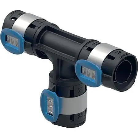 Geberit Flowfit T-stykke lige PPSU 32mm