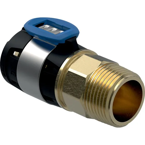 FlowFit 16mm x 1/2" blyfri siliciumbronze overgang