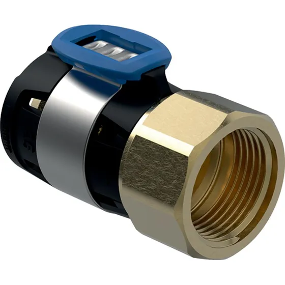 Geberit FlowFit overgang 16mm x 1/2" blyfri siliciumbronze
