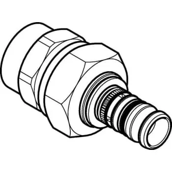 Geberit Mepla union 20 mm Rp 1/2" G 3/4"
