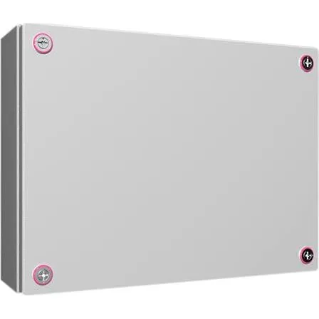 KX Klemmekasse 400x400x120 mm, stålplade, med låg