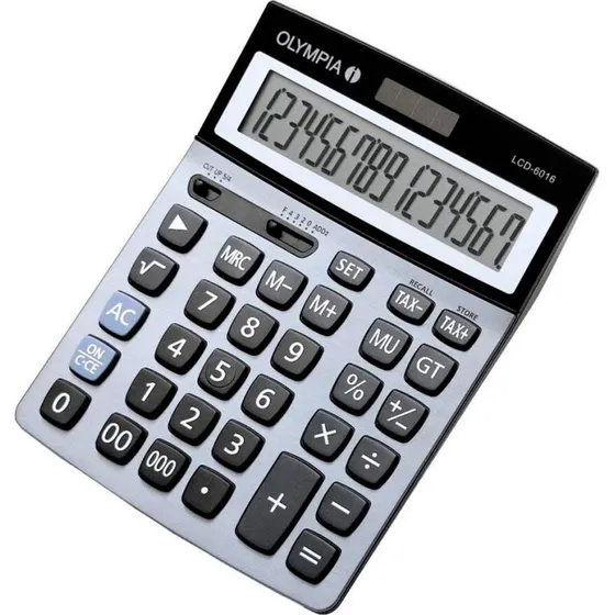 Olympia LCD-6016 Lommeregner, 16 cifre