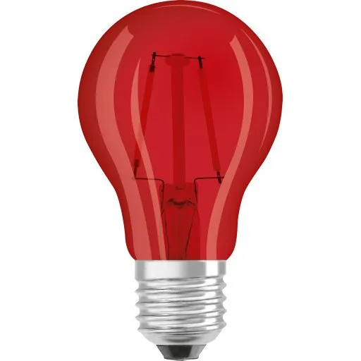 Osram Decór E27 2,5W rød LED-pære