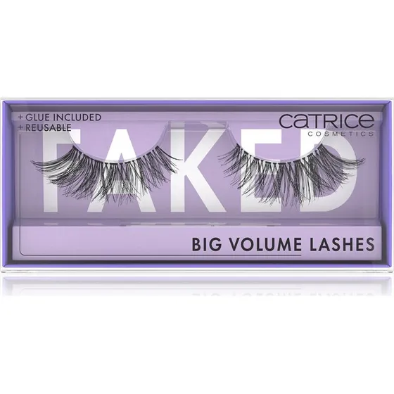 Catrice Big Volume Falske Øjenvipper med Lim og Applikator, 2 stk