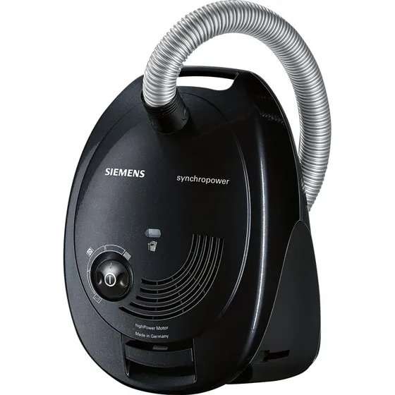 Siemens VS06A212 Støvsuger Beholder 4 liter Sort