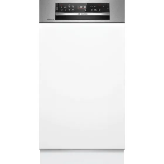 Bosch Serie 6 SPI6EMS21E Opvaskemaskine 45 cm, Delvist indbygget, Børstet stål