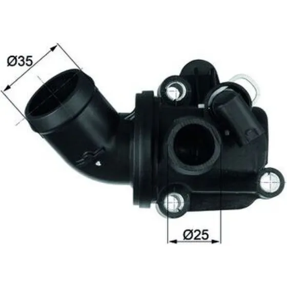 MAHLE Termostat TH 3 87, 87°C, til Mercedes-Benz A- og B-Klasse