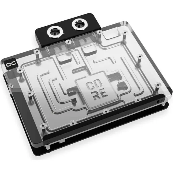 Alphacool Core GPU-vandkølingsbackplate, sort/krom