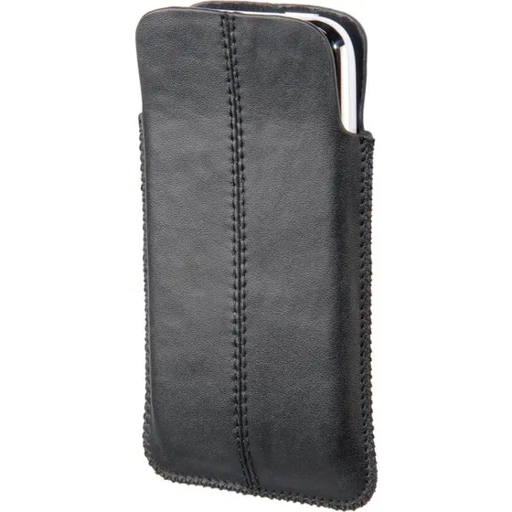 Hama Mobiltaske Sleeve Læder Sort Universal
