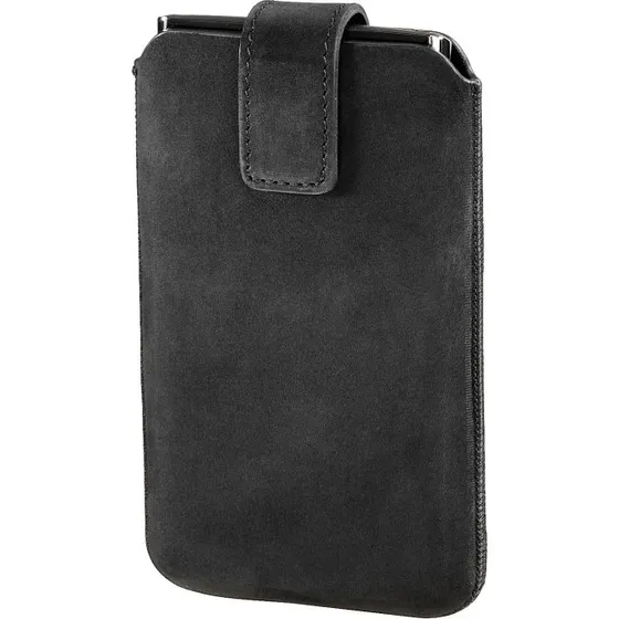 Hama Chic Large Læder Mobiltaske Sort