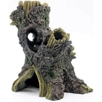 4FISH Træstamme akvariedekoration 14,3×9,7×15 cm