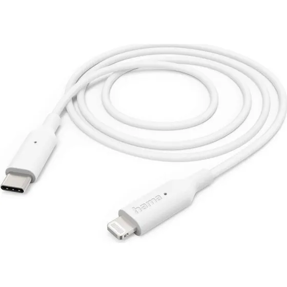 Hama USB-C til Lightning 1,0m Hvid