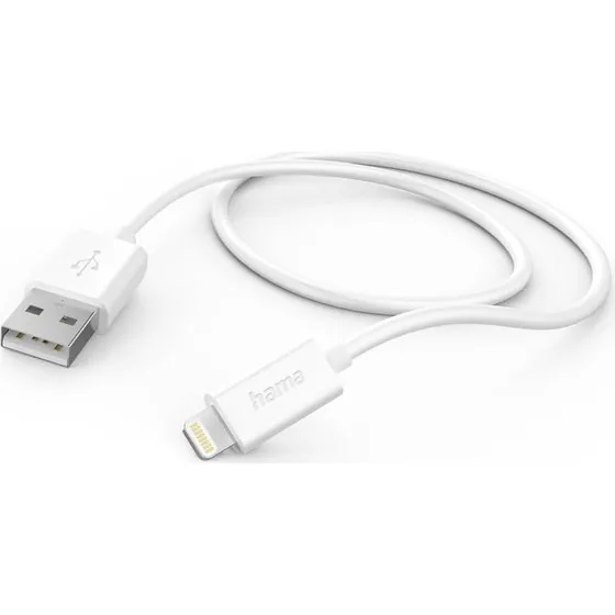 Hama USB-A til Lightning 1m Hvid