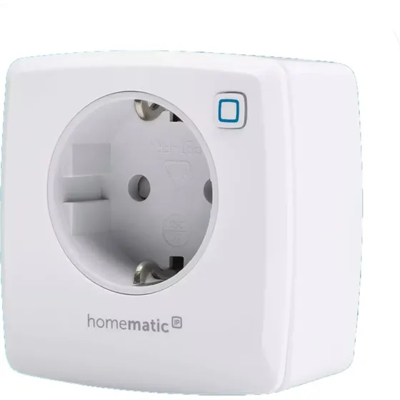 Homematic HmIP-PSM-2 Smart Stikkontakt (Type F), Hvid, 3680W