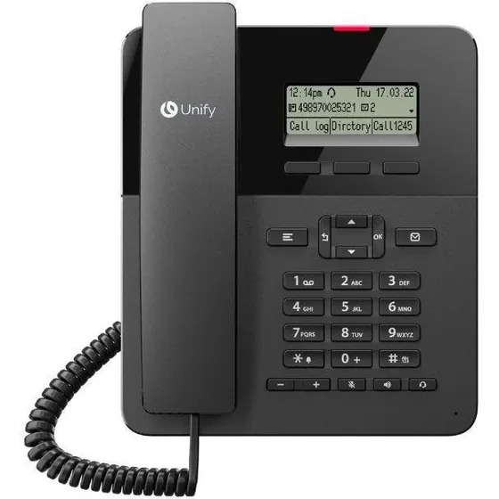 Unify CP110 Analog Fastnettelefon, Sort