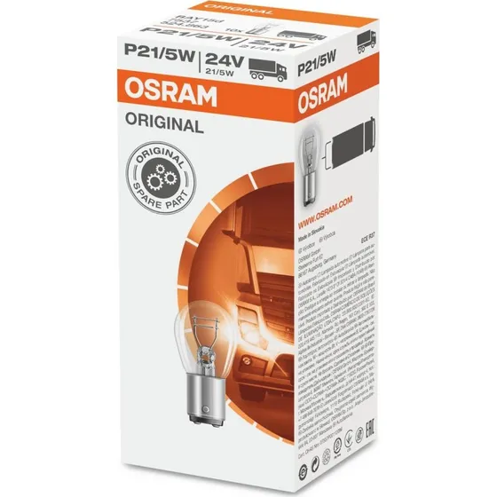 OSRAM Original P21/5W 7537 24V, blinklys, BAY15d