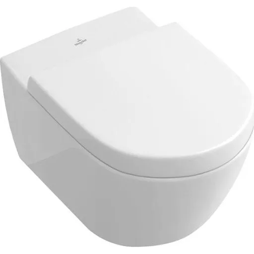 Villeroy & Boch Subway 2.0 væghængt toilet, hvid, åben skyllekant