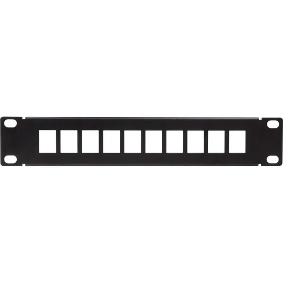 LogiLink 10" Patch Panel 10x Keystone, Sort