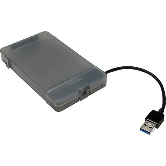 LogiLink 2,5" SATA USB 3.0 HDD-kabinet med Easy-swap