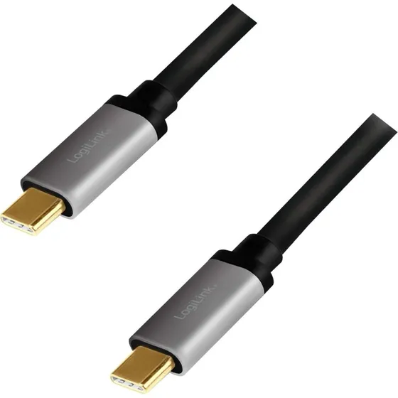 LogiLink USB-C kabel 100W PD3 480 Mbps 1,5m Alu