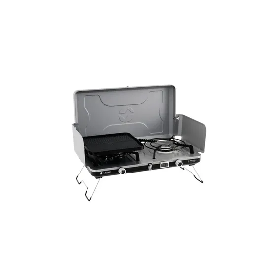 Outwell Merapi Pro Duo Deluxe 2×3000 W Sølv/Sort