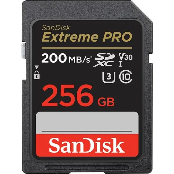 SanDisk Extreme Pro SDXC 256 GB UHS-I 200MB/s V30