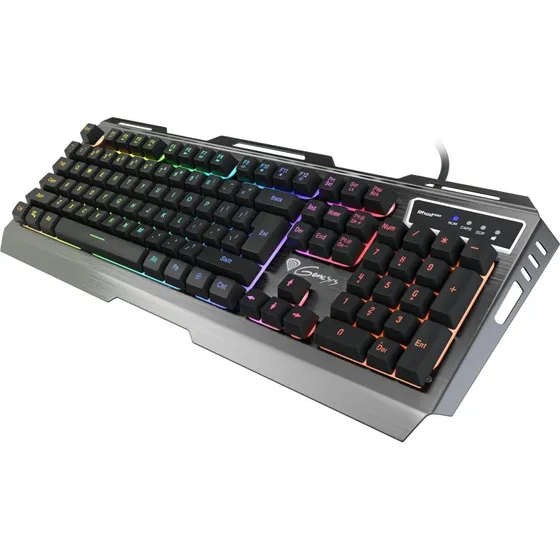 Genesis Rhod 420 Gaming Tastatur, US Layout, RGB, Sort