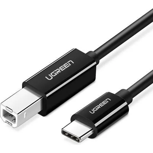 UGREEN USB-C til Mini-USB B 2m kabel, sort (USB 2.0)