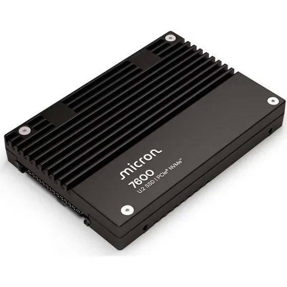 Micron Crocial 7600 PRO SSD 3.8TB NVMe U.2 15mm