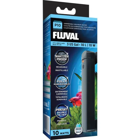 Fluval P10 10W varmelegeme (forudindstillet 24–26°C)