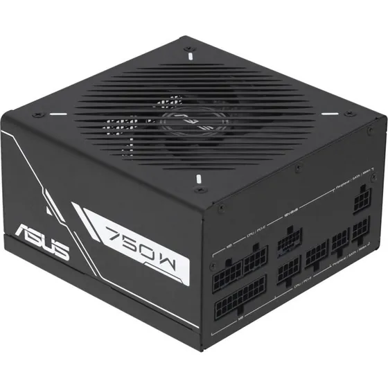 ASUS Prime 750G 750W ATX 3.1 80 Plus Gold Fuld-Modulær Strømforsyning - Sort
