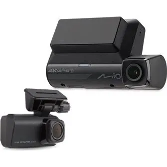Mio MiVue 956WD 4K Front- og Bagkamera, Sort