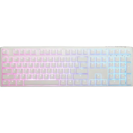 Ducky One 3 RGB Mekanisk Tastatur, Hvid, Fuld Størrelse