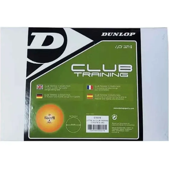 Dunlop Club Training bordtennisbolde 144 stk. – orange