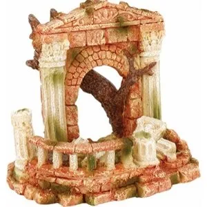 4FISH akvariedekoration Romerske søjler 13 x 9,5 x 11 cm