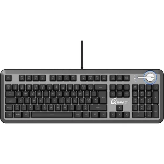 QPAD MK95 Nordic Mekanisk Gaming Tastatur med RGB og Håndledsstøtte